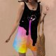 thumbnail image 5 of Mameluco de bolsillo con estampado informal para mujer Mono corto sin mangas con vendaje Mono Fridja  fhjkhfk460362, 5 of 8