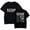 Black, variant on Keshi Requiem US Tour 2025 Merch Short Sleeve T-shirt Unisex Fashion Crew Neck Top
