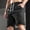 (Casual 191)Black, variant on Casual Shorts for Men Solid Color Breeches Summer Fashion Sports Loose Breathable Quickdrying Five Quarter Short Pants