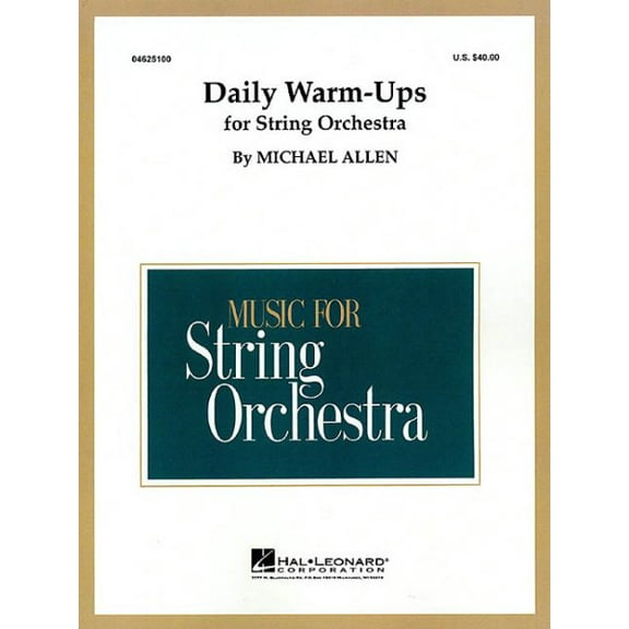 Daily Warm-Ups For String Orchestra