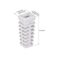 thumbnail image 3 of Unique Bargains Bottes de Soulagement de la Tension 25,3 Mm PVC Cordon Protecteur Housse Manchon 3.4x5,8 Mm Dia Intérieur Blanc 15Pcs, 3 of 3