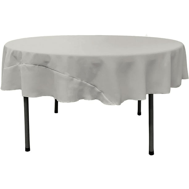 Tablcloth Polyester Poplin Tablecloth, 72 Inch Round Dining Table What Size Tablecloth