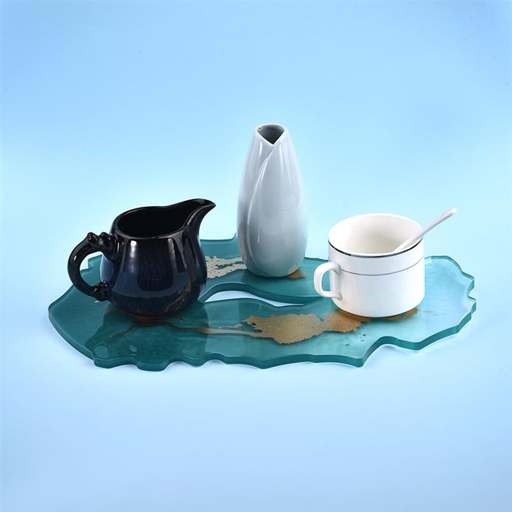 WINDLAND DIY Coasters Shape Epoxy Silicone Mold Coasters Shape Resin Casting Mold for Children Handmade Art Crafts Tool Durable