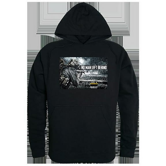 Rapid Dominance No Men Left Graphic Pullover Hoodie, Black - Extra Large