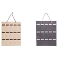 thumbnail image 3 of Ounissouiy Soporte de exhibición Bolsa de almacenamiento Colgador de pared de tamaño compacto Estante para colgar Sin rasguños Suavidad Estilo Almacenamiento y organización del hogar Gris, 3 of 6