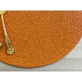 thumbnail image 3 of Set of 6, Handmade beaded placemat, beaded table mat, bright orange (more colour options available), 3 of 4
