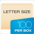 thumbnail image 5 of Pendaflex® File Folders, Letter Size, Manila, Straight Cut, 100/BX, 5 of 5