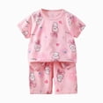 thumbnail image 2 of Gerichy 6-Pieces Toddler Baby Boy Summer Outfit Funny Letter T-Shirts Top Shorts Set 6 12 18 24 Months 2T 3T 4T Infant Boy Summer Clothes, 2 of 7