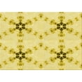 thumbnail image 1 of Ahgly Company Machine Washable Indoor Rectangle Transitional Orange Gold Area Rugs, 2' x 4', 1 of 7