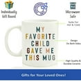 thumbnail image 2 of Favorite Child Mug, Gift For Dad From Daughter, Gift For Mom From Son, Mother’s Day Gift, Father’s Day Gift, Funny Mug For Dad, Funny Gift, Ceramic Novelty Coffee Mugs 11oz, 15oz Mug, Te, 2 of 4