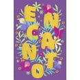 thumbnail image 2 of Girl's Encanto Floral Logo  Graphic Tee Purple Berry Medium, 2 of 4