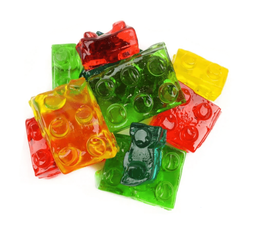 NY Spice Shop 3D Gummy Building Blocks - Gummy Bears - 3 Pound - Gummy Bear  - Gummi Bears