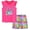 Pink camera, variant on ATAIKU Toddler and Little Girls Pajamas Short Sleeve 100% Cotton Kids Pjs Cartoons Sleepwear Summer Clothes - Sunshine