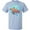 AE-Light Blue, variant on Pompano Beach, Florida Swimming Sea Turtle with Bubbles T-Shirt