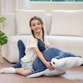 thumbnail image 2 of MaoGoLan 43'' Giant Hammerhead Shark Stuffed Animal Big Shark Body Pillow Toy, 2 of 7