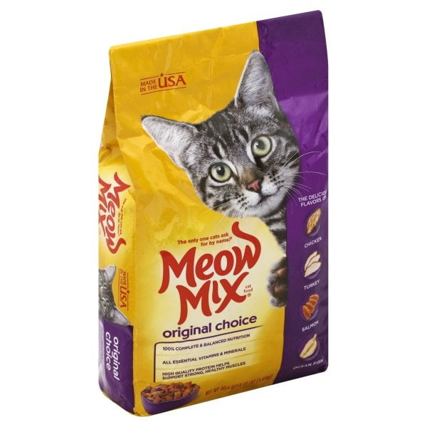 Meow Mix Original Choice Dry Cat Food, 3.15Pound Bag