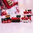 thumbnail image 3 of Visland 1 Box Christmas Tree Pendant Colorful Exquisite with Rope Festive Anti-crack Decorate Hanging Cartoon Train Christmas Ornament for Christmas Party, 3 of 8
