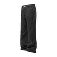 thumbnail image 5 of Generic Mens Straight Leg Jeans Y2k Baggy Skater Jeans Joggers Vintage Streetwear Hip Hop Denim Trousers, 5 of 6