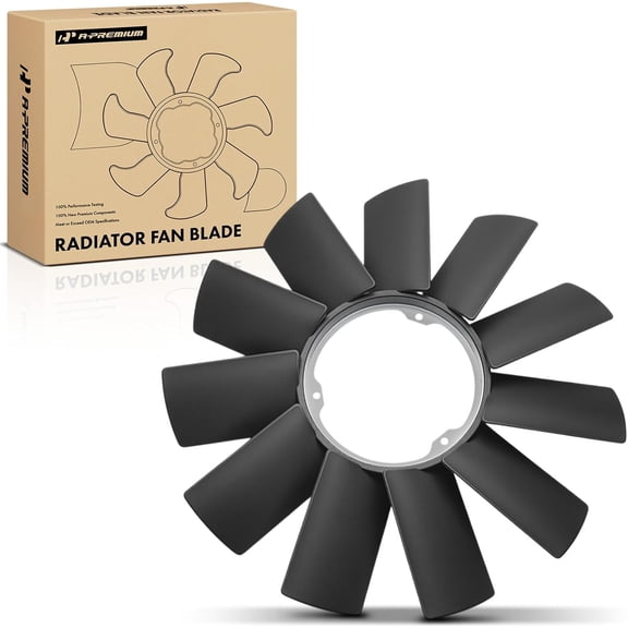 A-Premium Engine Radiator Cooling Fan Blade Replacement for BMW E32 E34 E39 E36 E46 Z3 E53 323i 325i 328i 525i 530i M3 Z3 X5