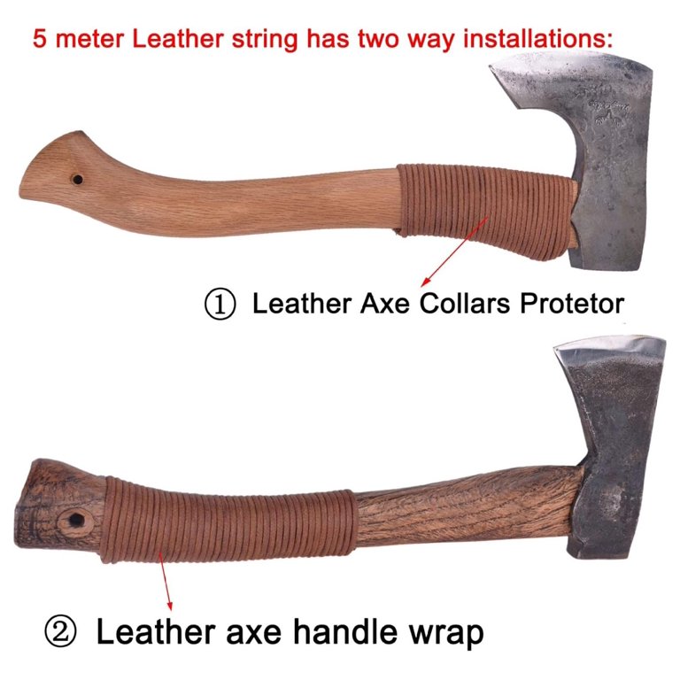 2-Pack Hatchet Sheath – Thickened Axe Head Cover With Double Snaps, Black