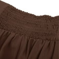 thumbnail image 5 of TrdSipl Skirts for Women Medieval Boho Renaissance Skirt Flowy Pirate High Waisted Vintage Midi Skirts a Line Ruffle Hem Halloween Party Ren Faire Costume Brown M, 5 of 6