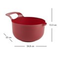 thumbnail image 2 of Way to Celebrate 3QT Mixing Bowl, Red, 2 of 8