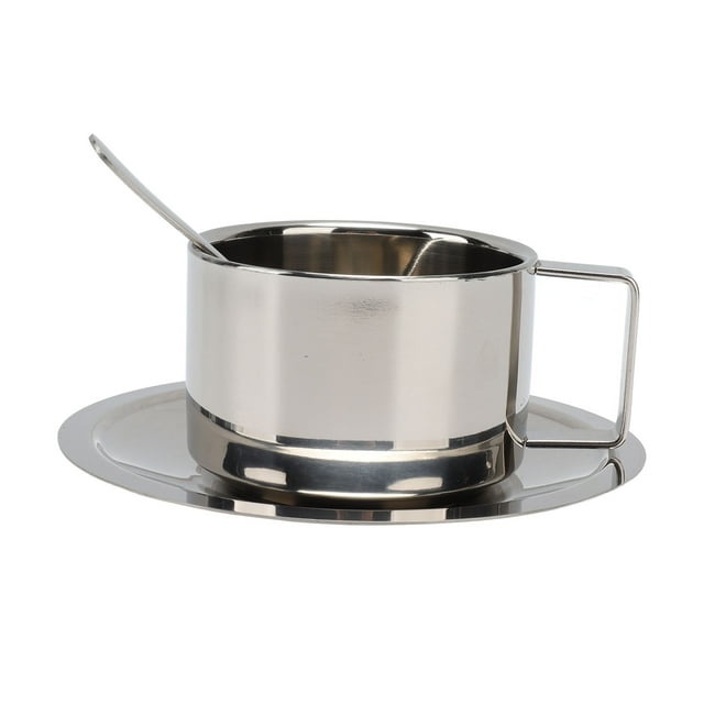 Insulated Coffee Cup Set,Stainless Steel Coffee Cup Coffee Cup Set Latte Cappuccino Tea Cup Solid Performance