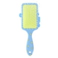 thumbnail image 3 of Bluey Hair Brush Girls Kids Paddle Brush Rubber Molded Blue Yellow, 3 of 4