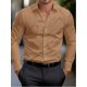 thumbnail image 1 of Camisas de hombre Camisas hawaianas informales de negocios de manga larga con solapa Camisas de hombre y mujer Moda de verano Blusa de playa Ropa de hombre Voion Street, 1 of 6