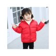 thumbnail image 3 of Luxsea Kids Winter Warm Jacket Children Plus Velvet Cotton Hooded Puffer Coat for 2-7 Y, 3 of 6