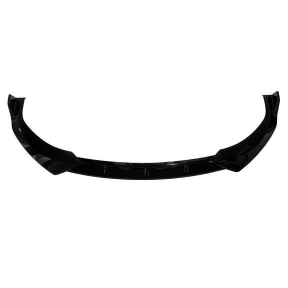 Ikon Motorsports 3PCS Front Bumper Lip Spoiler Chin Splitter Protector For 2024-2025 Hyundai Sonata N Line IKON V1 Style PP Polypropylene Gloss Black