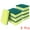 Green 8 Pcs, variant on Unique Bargains Kitchen Cleaning Sponge Non-Scratch Scrub Sponges Green 3 Pcs