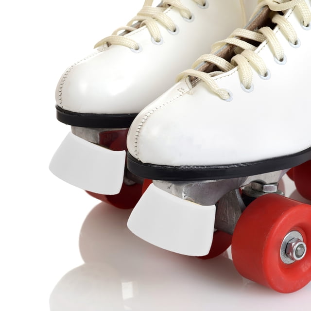 ETHZZLE 6 Pcs Accessoires de Patins Coussin Long pour Patinage à Quatre Roues Lisse Blanc