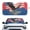 Bald Eagle with American Flag Design, variant on Uourmeti Fire Tiger & Ice Wolf Duel Car Windshield Sun Shade - Foldable UV & Heat Blocker - Stylish Auto Interior Accessory for SUV, Sedan & Truck