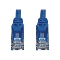 Eaton Tripp Lite Series Cat6a 10G Snagless Molded UTP Ethernet Cable RJ45 M/M PoE Blue 3 ft. 0.9 m