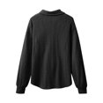 thumbnail image 5 of Cardigan Sweaters For Women Cable Knit Shacket Lightweight Long Sleeve Down Shirt Casual Oversized Blouse Top Nylon Spandex Nylon Jacket Outerwear Jackets 1Pc Black L Sweaters For Women, 5 of 9