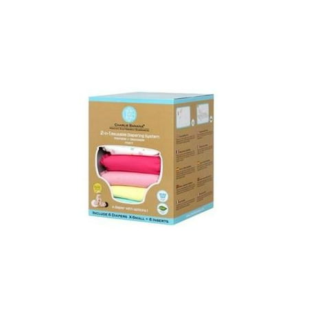 Winc Design Limited 889478 6 Diapers 6 Inserts Set Butterfly X-Small