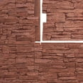 thumbnail image 5 of Ekena Millwork 45 3/4"W x 24 1/2"H x 1 1/4"D Canyon Ridge Stacked Stone, EverStone Faux Stone Siding Panel, Sun Valley, 5 of 9