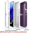 thumbnail image 5 of TASHHAR Moto G Stylus 5G 2022 Case Military Grade Heavy Duty Protection 3 in 1 Shockproof Armor Rugged Durable Detachable for Motorola Moto G Stylus 5G 2022 Phone - Purple+White, 5 of 6