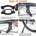 thumbnail image 6 of Bike Kickstands, Adjustable Rear Side Bicycle Kickstand for 24 26 27 29 inch, Riding Kick Stands for Teen Adult Bike 24-29 inch Mountain Bike 700 Road Bike BMX MTB, 6 of 9