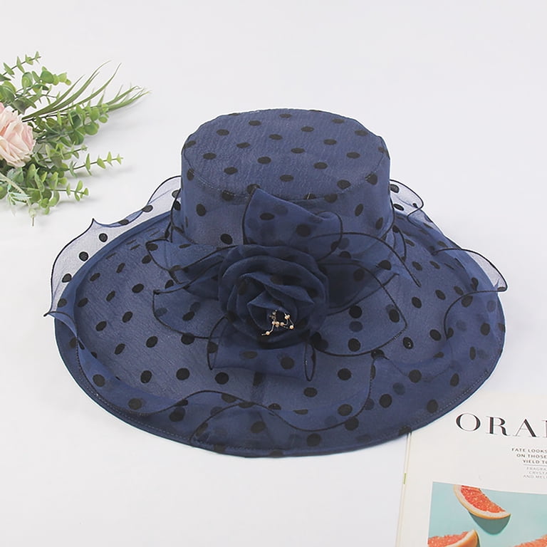 Women\'s‎ Church Fancy Kentucky Derby Party Classy Hat Fashion Blue M489V ( Light Blue Hat )kentucky Derby Hat, Church Hat  main image 3