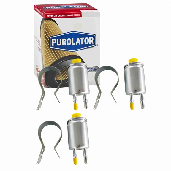 3 pc Purolator F65768 Fuel Filters for 15233471 22612464 22734980 23980 33980 3980 86980 ALG-4306 F65768P G6640 GF1019 GF373 GF519 GF821 GF824 PF5768 V4306 XF65768 Gas Pump Line Air Delivery Filters