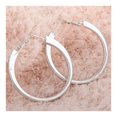 thumbnail image 3 of 18K Gold Platinum Galvanized Earrings  white, 3 of 5