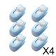 thumbnail image 1 of 4 Pinzas Antideslizantes Para Fundas De Edredón, Pinzas Para Mantas, Pinzas Para Cortinas Y Fundas De Cama, Color Azul, 1 of 8
