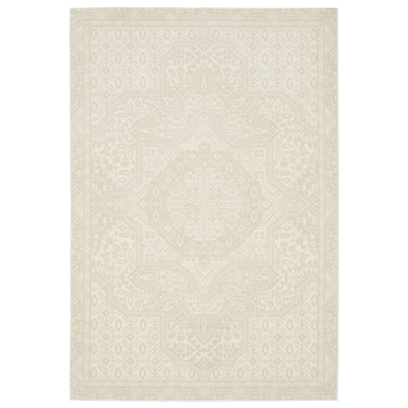 Oriental Weavers Raylan Area Rug - RAY09 - 7'10" x 10'10" - in Ivory/ Beige - Scandinavian Inspired, Stain Resistant, Family and Pet Friendly , Dining, Living Room Rug