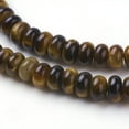 thumbnail image 3 of 2strands Natural Tiger Eye Beads Strands Rondelle 6.5x4mm Hole: 1mm about 101pcs/strand 15.1 inch(38.5cm), 3 of 3