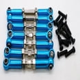 thumbnail image 1 of Ruiboury 7pcs Wheelbase Steering Link Rod Set For HQ 1/16 734 RC Car Accessories Blue, 1 of 1