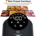 thumbnail image 2 of Air Fryer Kitchen Elite Digital 7 en 1 compacta de 2 litros, color gris, 2 of 7