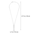 thumbnail image 4 of Cremation Jewelry for Ashes Cylindrical Shape 1Pcs 1.8x0.2in, 4 of 4