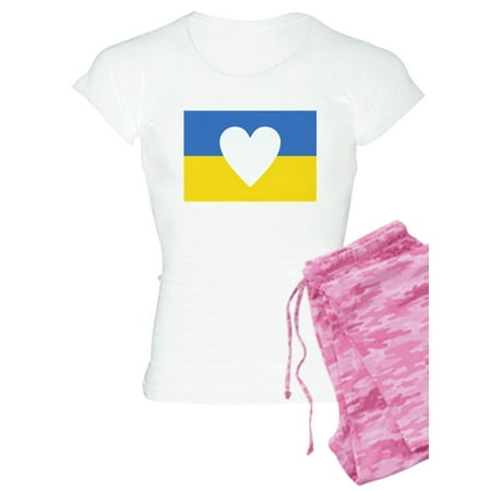

CafePress - Ukraine Heart Pajamas - Women s Light Pajamas